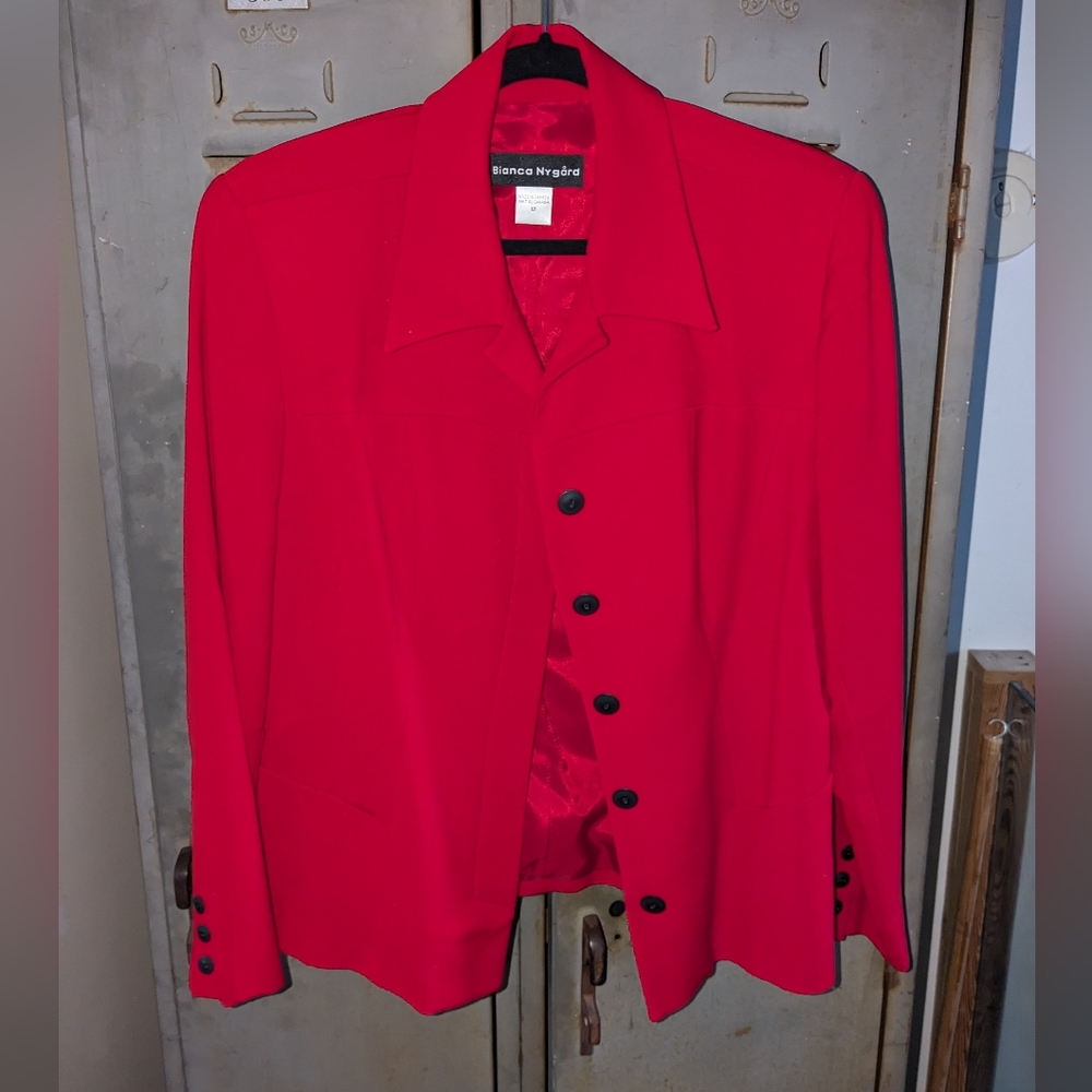 Bianca Nygard Red Blazer